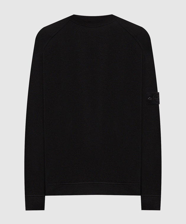 Stone Island Ghost Piece Raglan Sweatshirt — Black